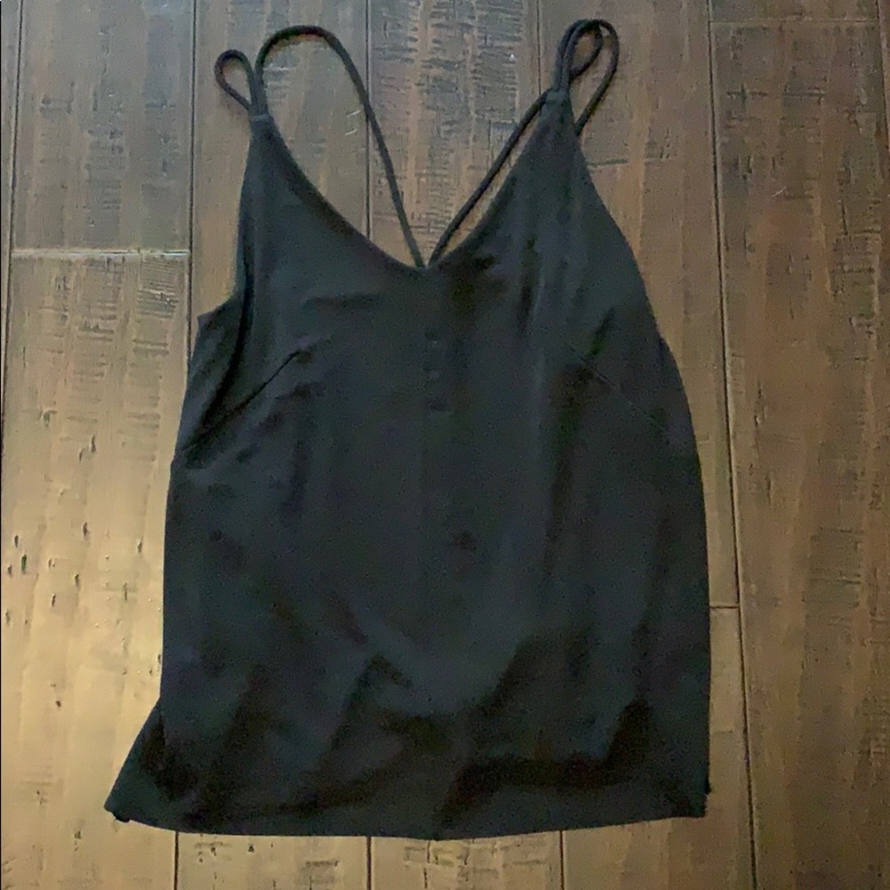 Black going out top